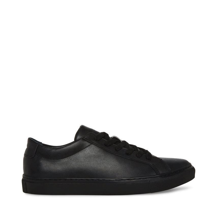 Black Steve Madden Bolo Men\'s Sneakers | PH 9186ABJ